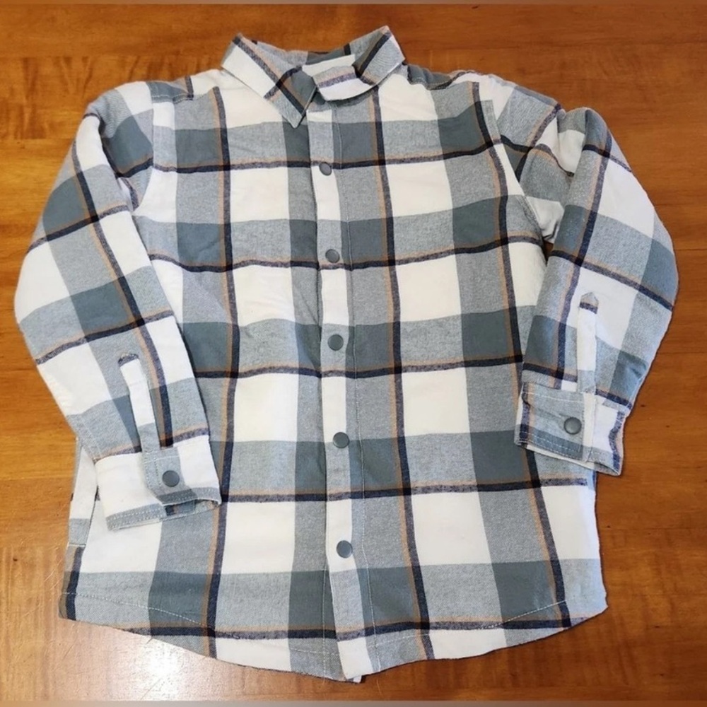 Tommy Bahama Kids Plaid Sherpa Shacket